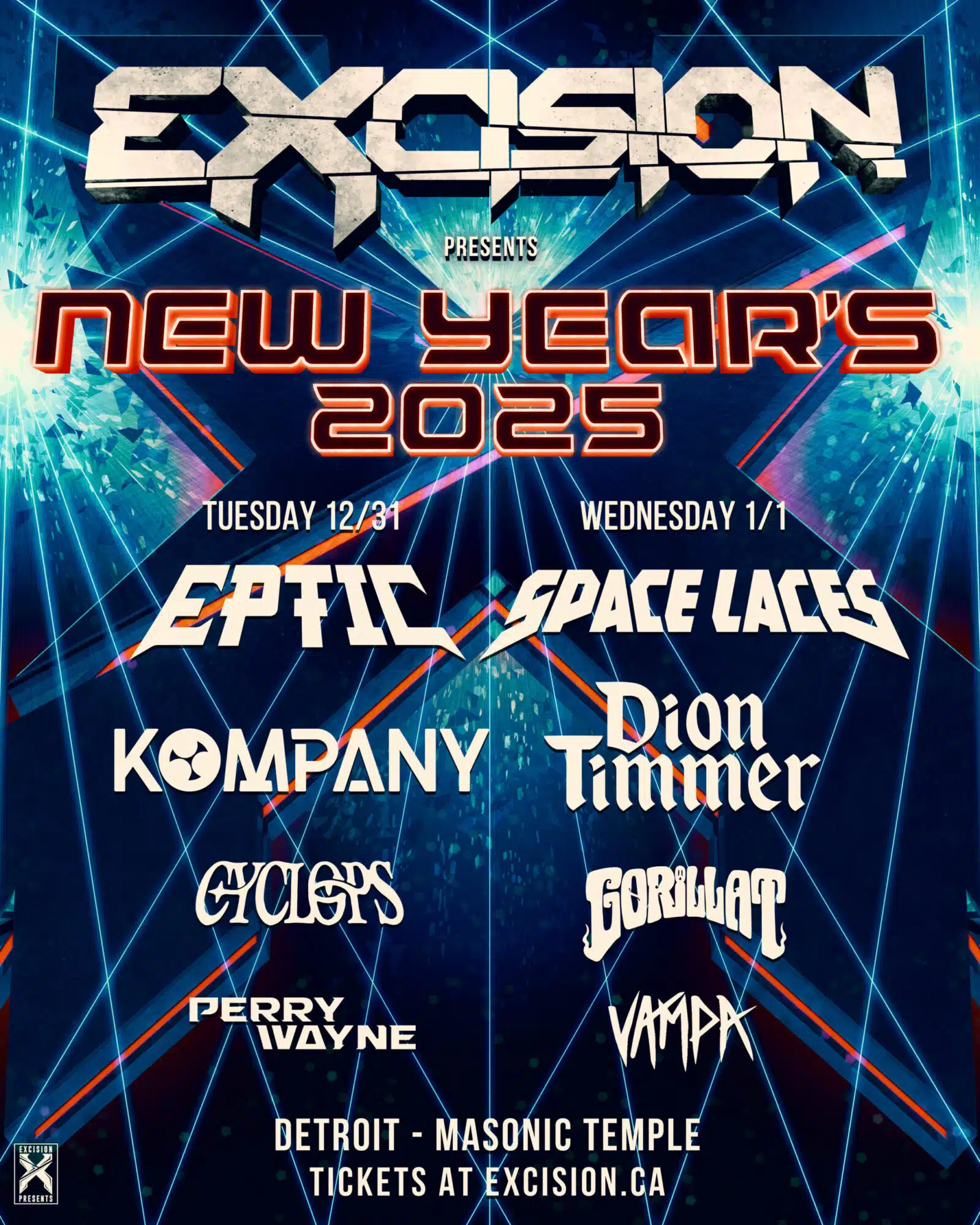 Excision NYE 2025