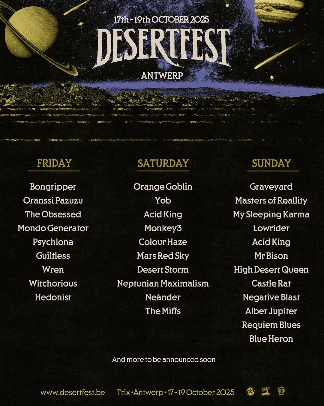 Desertfest Antwerp 2025
