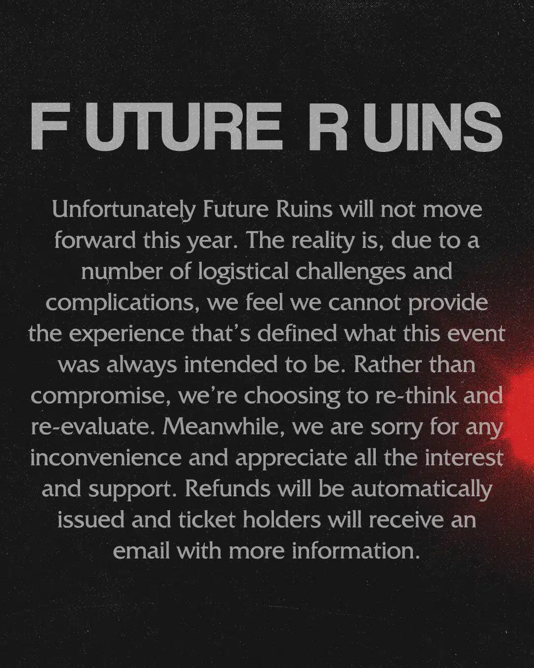 Future Ruins 2025